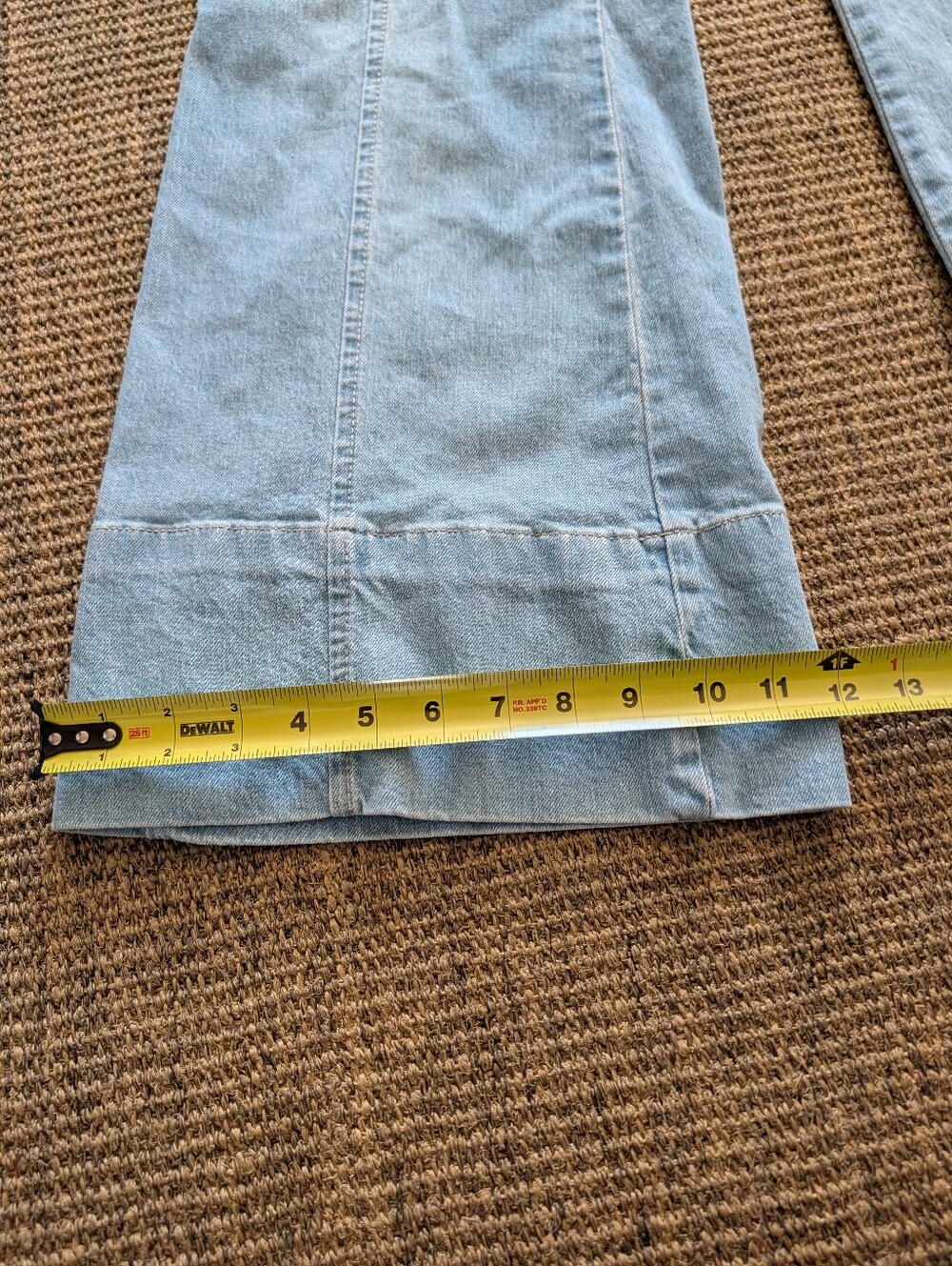 New We The Free Stratus Jumpsuit Flare Denim Festival Concert Western Sz Small - Picture 10 of 13